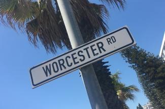 Street sign in South Africa