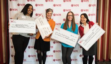 Catherine Wittington, Leslie Dodson, Andrea Arnold, and Kathy Chen received WIN Impact Grants in 2019