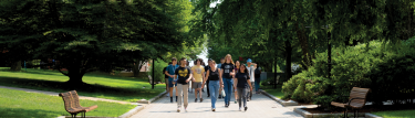 Frontiers Students on campus