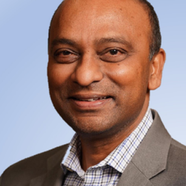 Headshot of  Vijay Menta, CIO and VP of IT