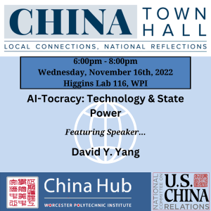 China town hall poster/event summary