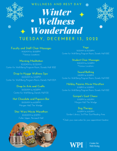 Wellness and Rest Day: Winter Wellness Wonderland