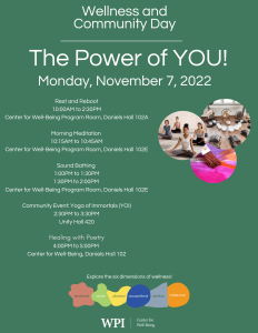Wellness and Community Day: The Power of YOU!