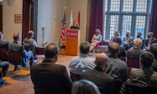 Lt. Governor Karyn Polito Announces State Funding for WPI alt