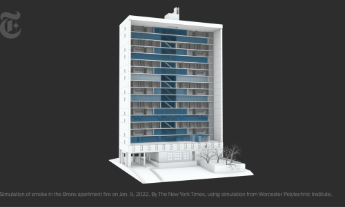 Graphic image of Bronx Apartment Building